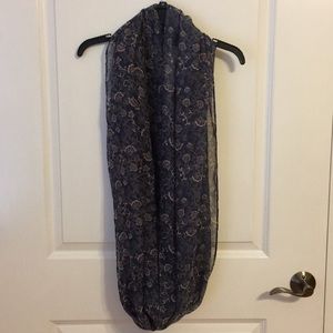 Charlotte Russe floral infinity scarf